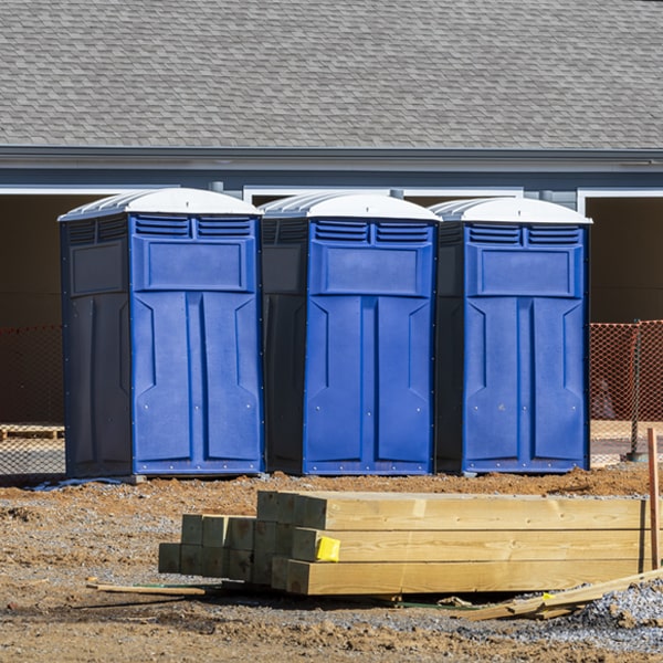 how do you dispose of waste after the porta potties have been emptied in Cherry Tree